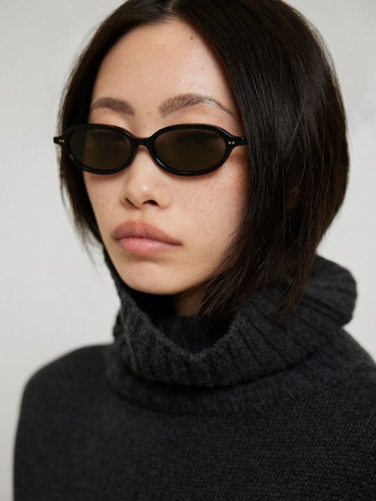 St. Agni: 90s Slim oval sunglasses - women_1 | Luisa Via Roma