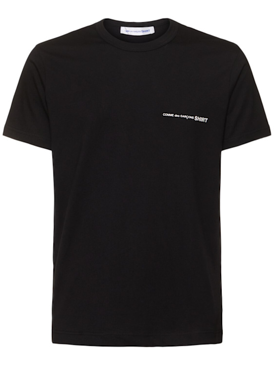 Comme des Garçons Shirt: Comme Des Garçons Shirt logo t-shirt - men_0 | Luisa Via Roma