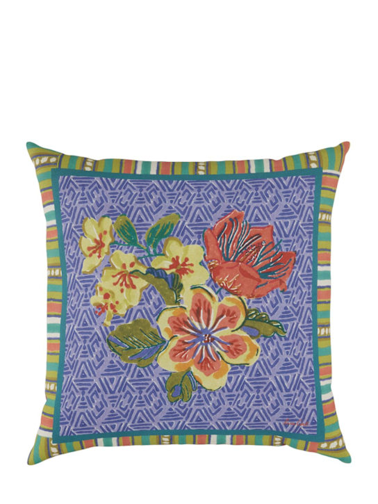 LISA CORTI: Oriental Garden Pervinch pillow - ecraft_0 | Luisa Via Roma