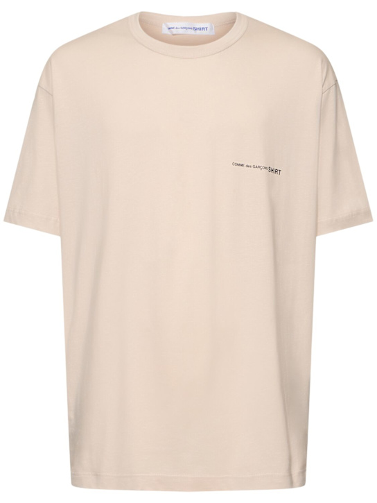 Comme des Garçons Shirt: Comme Des Garçons Shirt logo t-shirt - men_0 | Luisa Via Roma