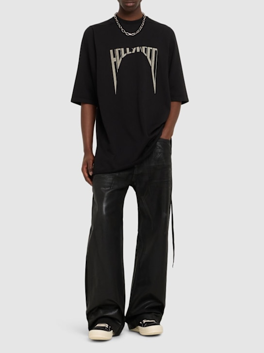 Rick Owens DRKSHDW: Hollywood jumbo t-shirt - men_1 | Luisa Via Roma