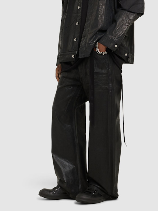 Rick Owens DRKSHDW: Coated low sneakers - men_1 | Luisa Via Roma