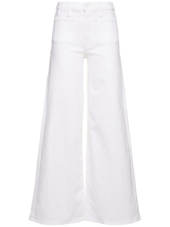 Mother: Undercover Sneak patch pocket jeans - White - women_0 | Luisa Via Roma