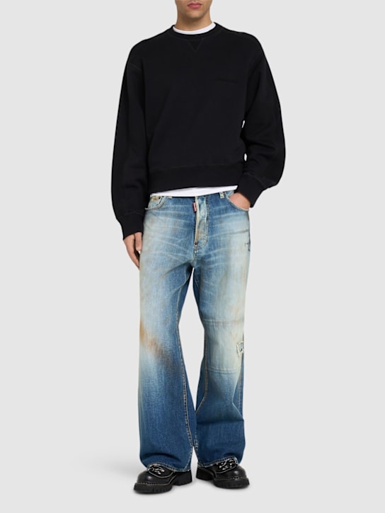 Dsquared2: Lockere Jeans - Dunkelblau - men_1 | Luisa Via Roma