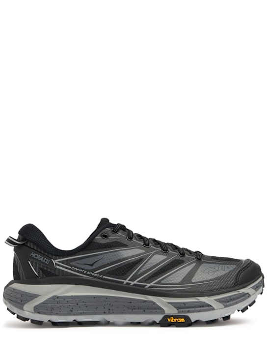 Hoka: Mafate Speed 2 sneakers - Black/Castle - men_0 | Luisa Via Roma