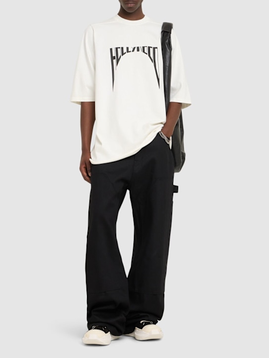 Rick Owens DRKSHDW: Hollywood ジャンボTシャツ - men_1 | Luisa Via Roma