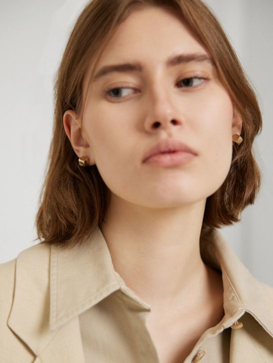 Lemaire: Abacus stud earrings - women_1 | Luisa Via Roma