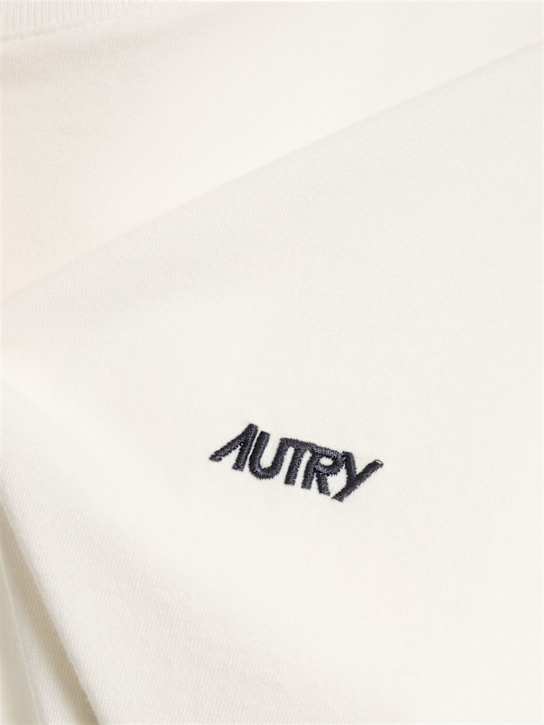 Autry: Long sleeve t-shirt - White - women_4 | Luisa Via Roma
