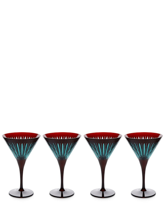 L'objet: Set of 4 Martini glasses - ecraft_0 | Luisa Via Roma