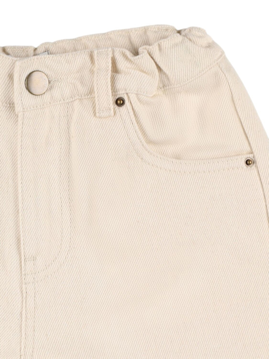 Main Story: Shorts in denim di cotone - Beige - kids-girls_1 | Luisa Via Roma