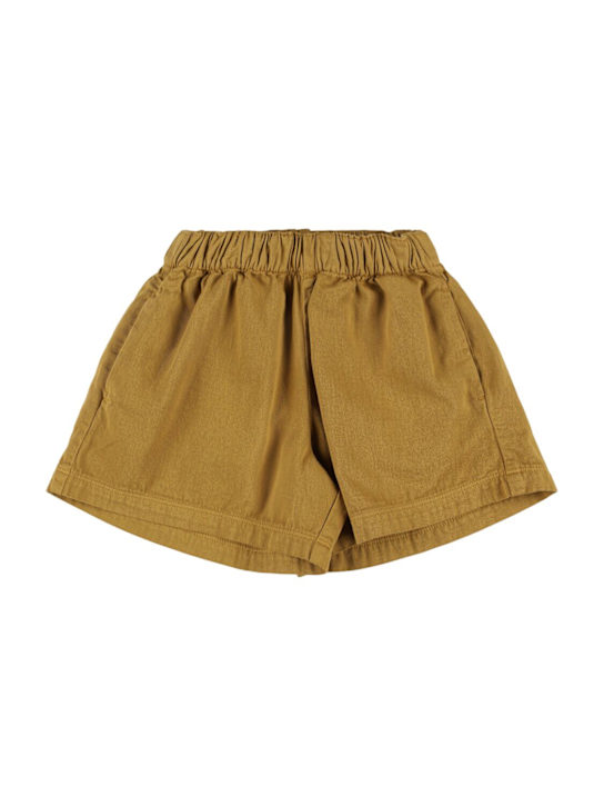 Main Story: Cotton twill shorts - Brown - kids-boys_0 | Luisa Via Roma