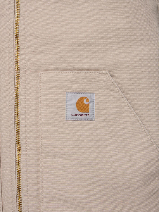 Carhartt WIP: Gilet Dearborn in tela - Dusky Beige - men_4 | Luisa Via Roma