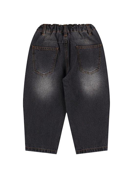 Main Story: Cotton twill jeans - Black - kids-boys_2 | Luisa Via Roma