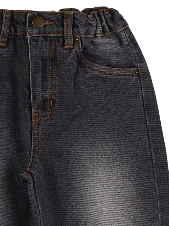Main Story: Cotton twill jeans - Black - kids-boys_1 | Luisa Via Roma