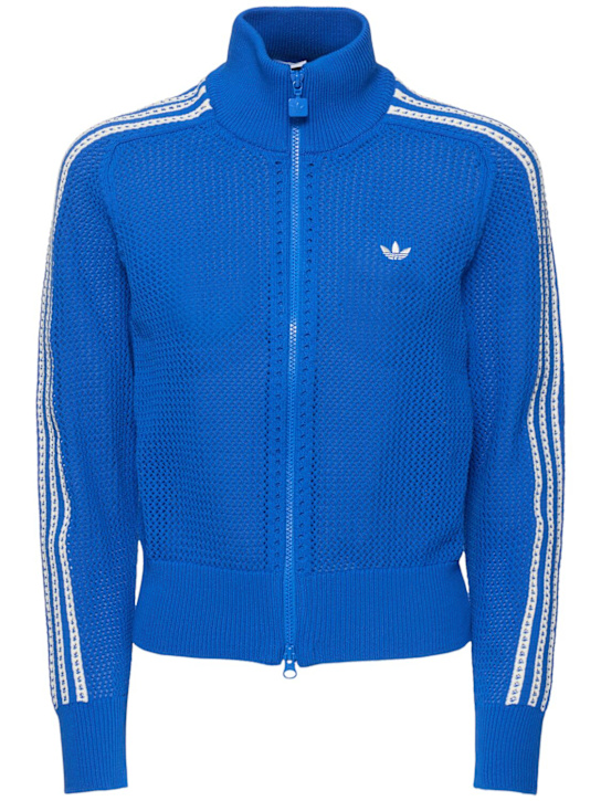 adidas Originals: Crochet track top - women_0 | Luisa Via Roma