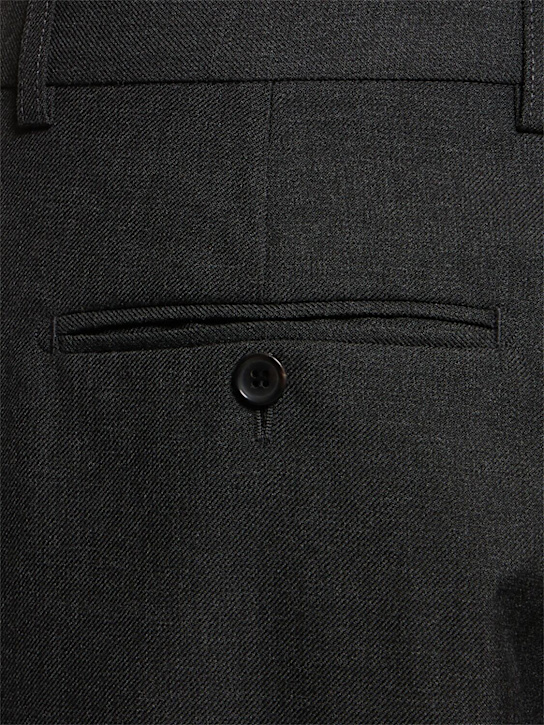 Bally: Wool blend pants - Grey - men_4 | Luisa Via Roma