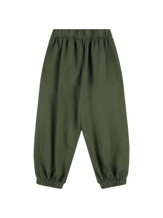 Main Story: Cotton sweatpants - Dark Green - kids-boys_2 | Luisa Via Roma