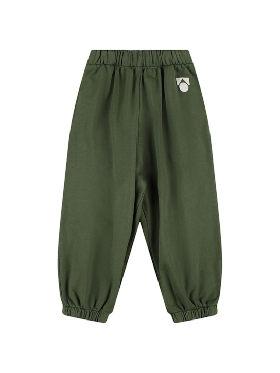 Main Story: Pantaloni in felpa di cotone - Verde Scuro - kids-girls_0 | Luisa Via Roma