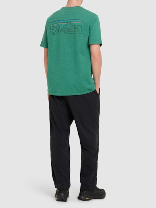 Patagonia: P-6 Logo Responsibility t-shirt - Heartleaf Green - men_1 | Luisa Via Roma