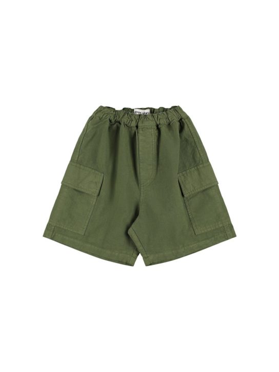 Main Story: Cotton ripstop cargo shorts - kids-boys_0 | Luisa Via Roma