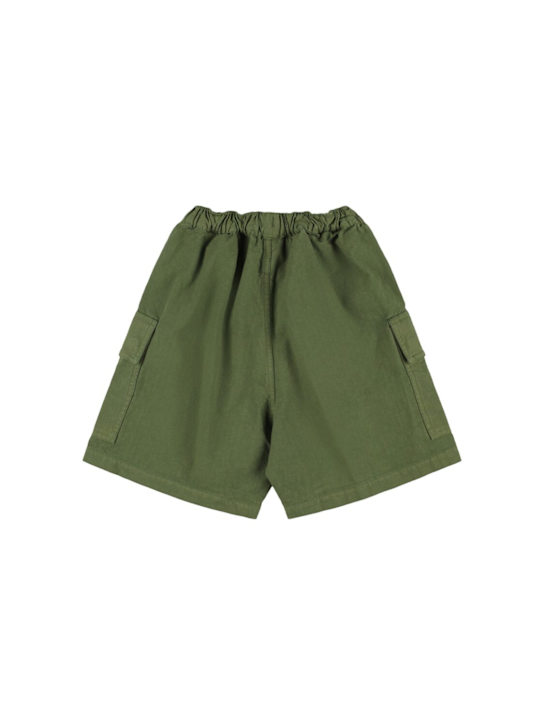 Main Story: Cotton ripstop cargo shorts - kids-boys_2 | Luisa Via Roma