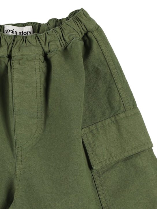 Main Story: Cotton ripstop cargo shorts - kids-boys_1 | Luisa Via Roma
