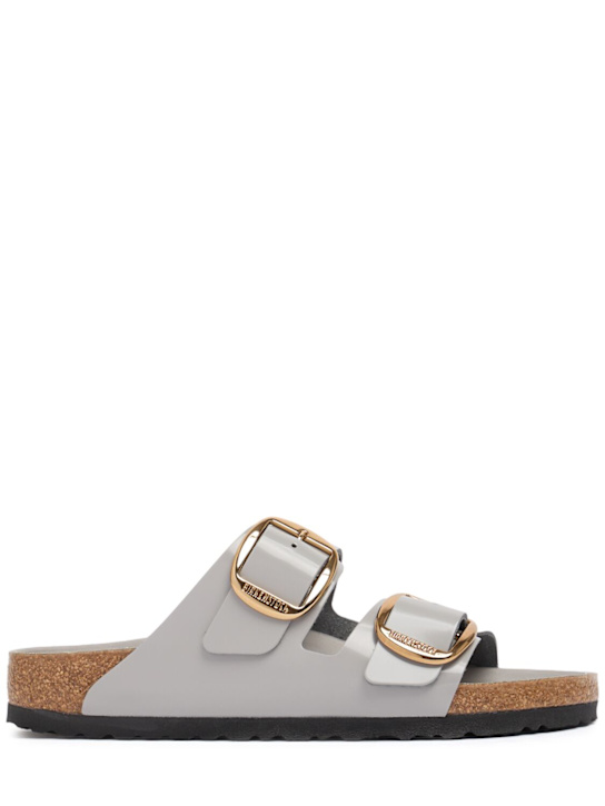 BIRKENSTOCK: Arizona Big Buckle patent sandals - women_0 | Luisa Via Roma