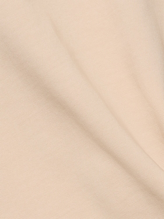 Seven Gauge: Heavy jersey short sleeve t-shirt - Beige - men_4 | Luisa Via Roma