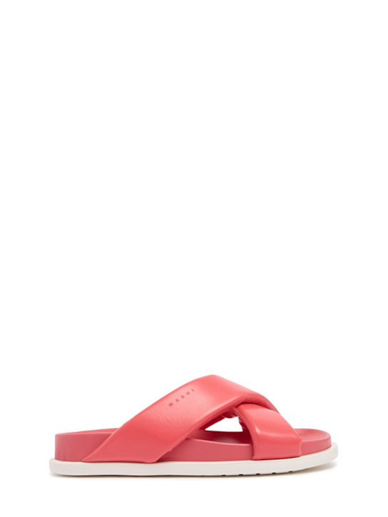Marni Junior: スライドサンダル - コーラル - kids-girls_0 | Luisa Via Roma