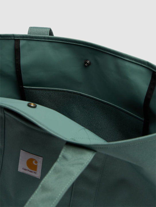Carhartt WIP: Jacob cotton tote bag - Silver Pine - women_5 | Luisa Via Roma