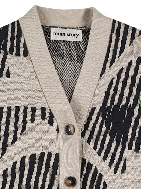 Main Story: Cotton jacquard knit cardigan - Multicolor - kids-boys_1 | Luisa Via Roma