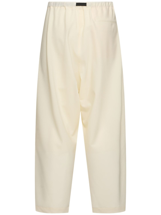 Seven Gauge: Tropical wool blend pants - Beige - men_3 | Luisa Via Roma