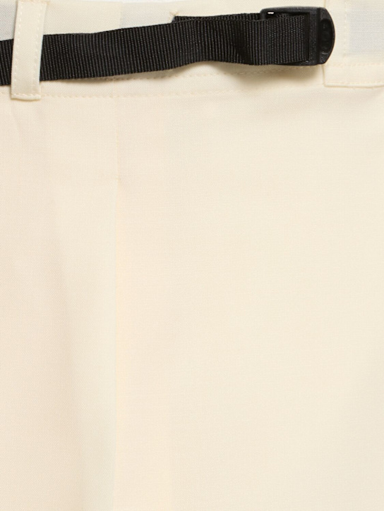 Seven Gauge: Tropical wool blend pants - Beige - men_4 | Luisa Via Roma