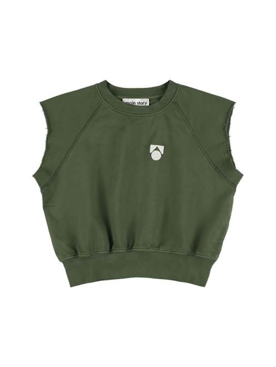 Main Story: Sweat-shirt sans manches en coton - kids-girls_0 | Luisa Via Roma
