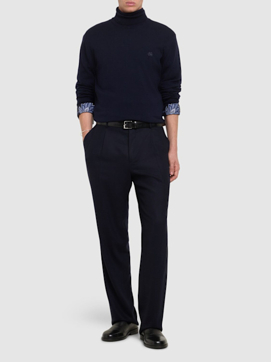 Etro: Wool turtleneck sweater - men_1 | Luisa Via Roma