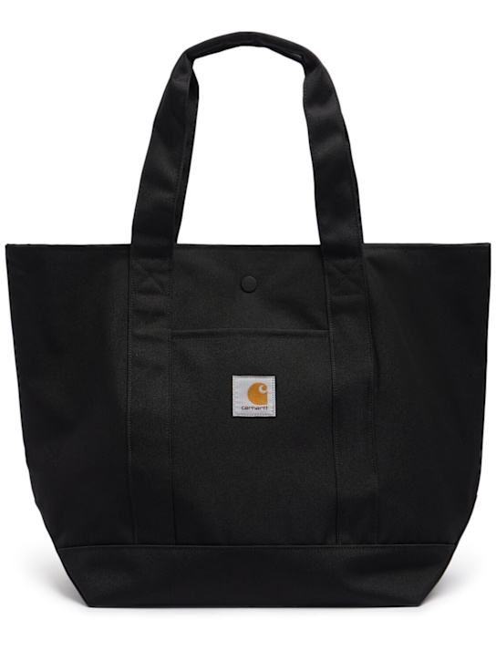 Carhartt WIP: Jacob cotton tote bag - Black - women_0 | Luisa Via Roma