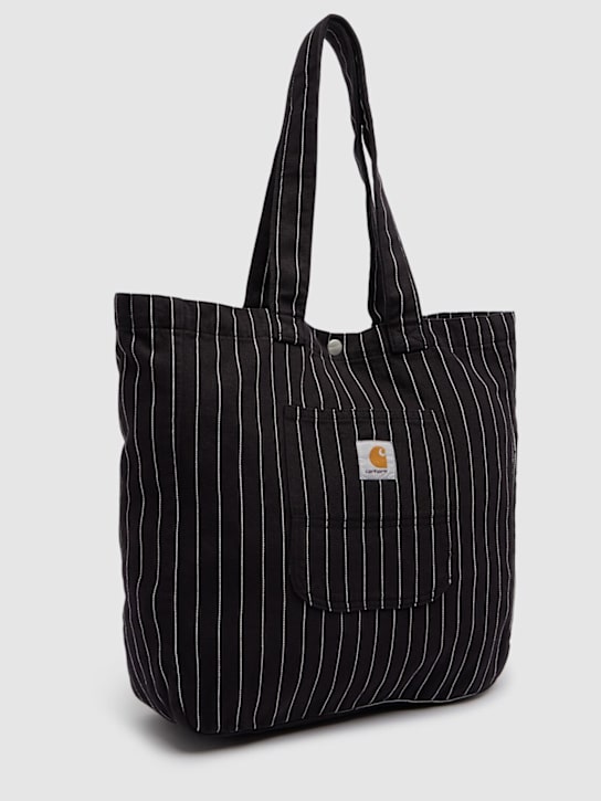 Carhartt WIP: Hendry cotton tote bag - Black - women_2 | Luisa Via Roma