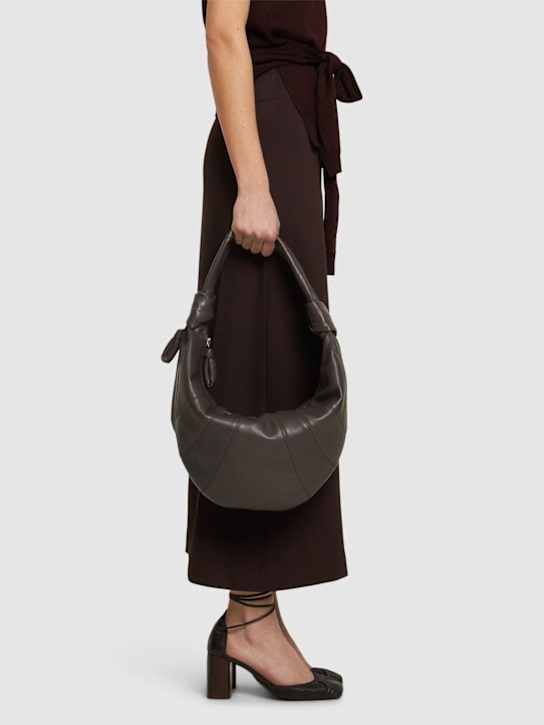 Lemaire: Fortune Croissant leather shoulder bag - women_1 | Luisa Via Roma
