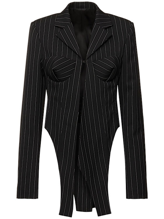Jean Paul Gaultier: Tailored fitted blazer - women_0 | Luisa Via Roma