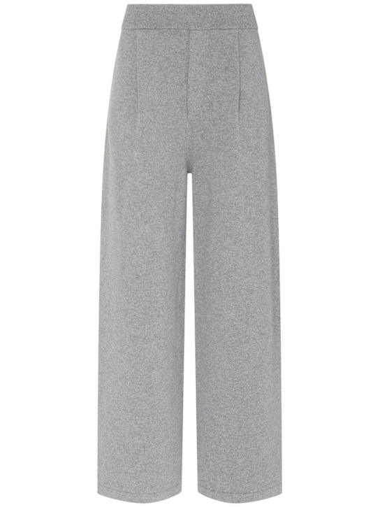 Dsquared2: Wool knit pants - Grey - women_0 | Luisa Via Roma