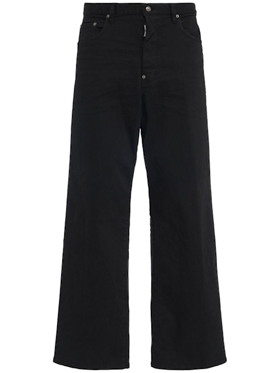 Dsquared2: Lockere Jeans - Schwarz - men_0 | Luisa Via Roma