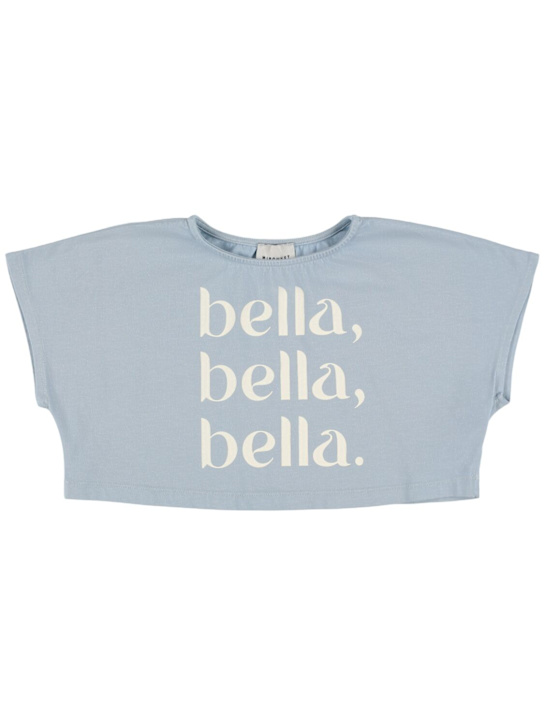 Mipounet: T-shirt in jersey di cotone stampato - kids-girls_0 | Luisa Via Roma