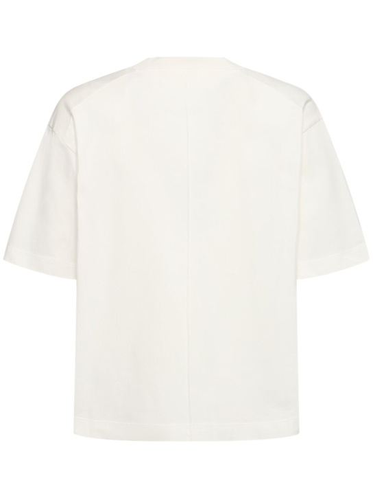 Seven Gauge: Heavy jersey short sleeve t-shirt - White - men_3 | Luisa Via Roma