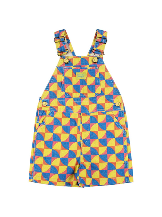 Favorite People: Salopette in cotone - Multicolore - kids-girls_0 | Luisa Via Roma