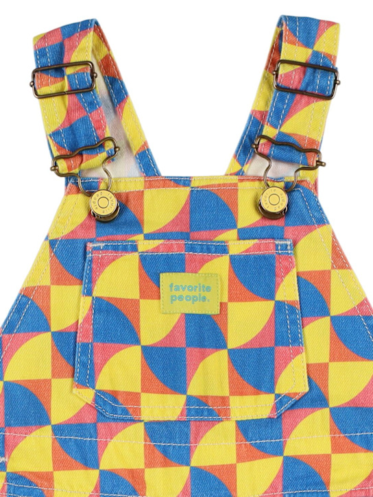 Favorite People: Salopette in cotone - Multicolore - kids-girls_1 | Luisa Via Roma