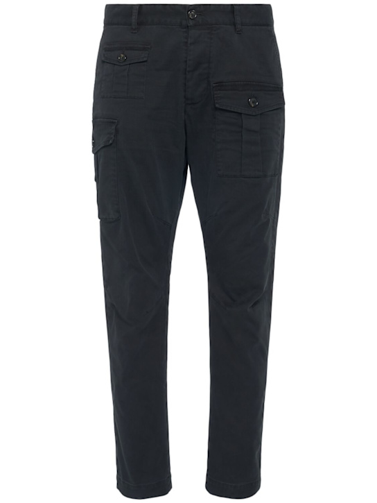Dsquared2: Sexy cargo pants - Black - men_0 | Luisa Via Roma