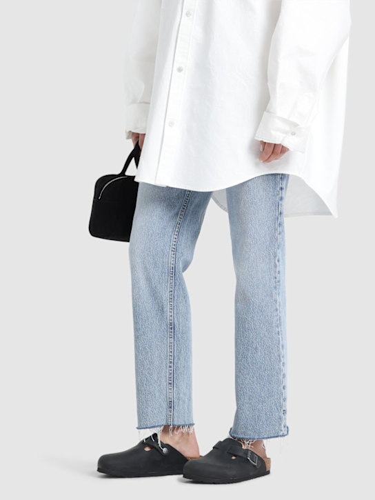 BIRKENSTOCK: Boston oiled leather mules - women_1 | Luisa Via Roma