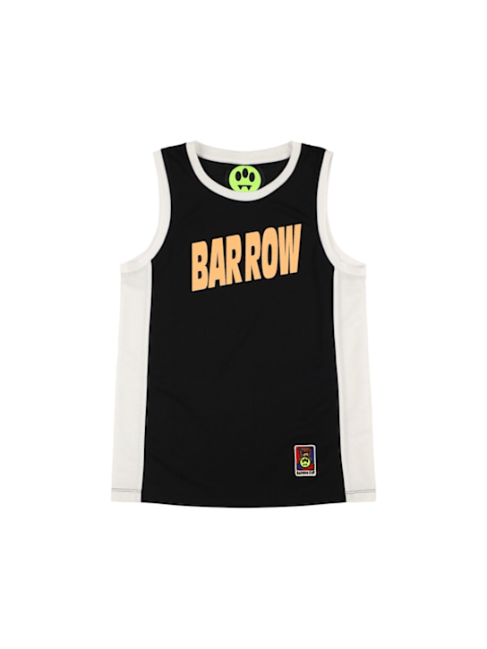 Barrow: Printed mesh tank top - kids-boys_0 | Luisa Via Roma