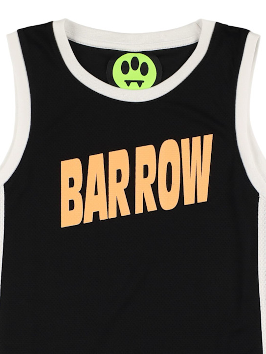 Barrow: Printed mesh tank top - kids-boys_1 | Luisa Via Roma