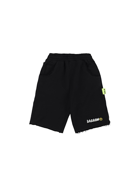 Barrow: Cotton sweat shorts - kids-boys_0 | Luisa Via Roma